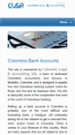 Mobile Screenshot of colombiabankaccount.com